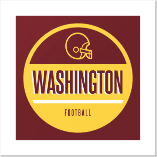 Washington retro football Posters and Art